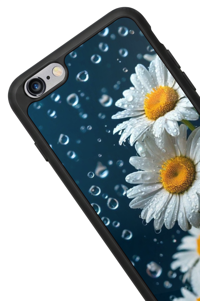 iPhone 6 Plus Uyumlu Cicek Tasarımlı Glossy Premium Kılıf