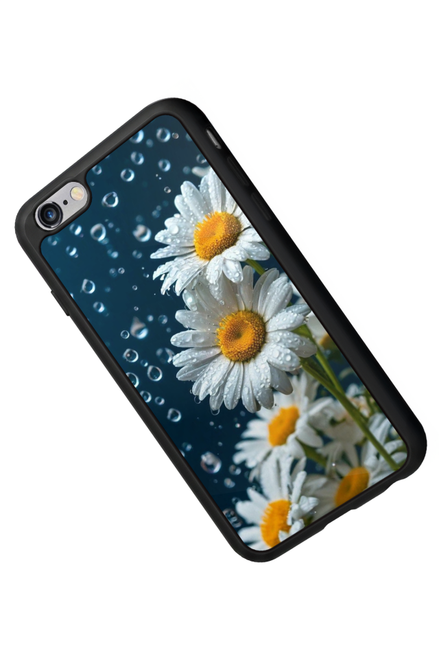 iPhone 6 Plus Uyumlu Cicek Tasarımlı Glossy Premium Kılıf