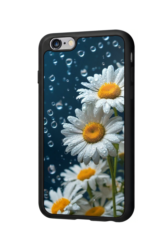 iPhone 6 Plus Uyumlu Cicek Tasarımlı Glossy Premium Kılıf