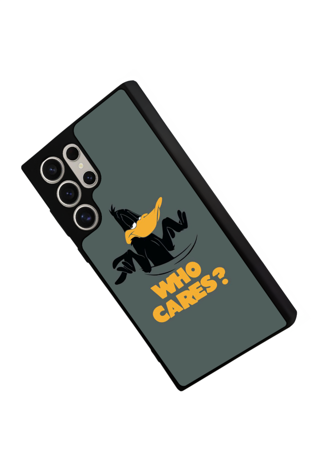 Samsung Galaxy S22 Ultra Uyumlu Daffy duck Tasarımlı Glossy Premium Kılıf
