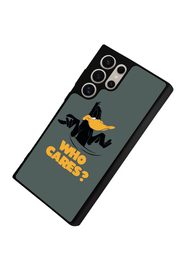 Samsung Galaxy S22 Ultra Uyumlu Daffy duck Tasarımlı Glossy Premium Kılıf