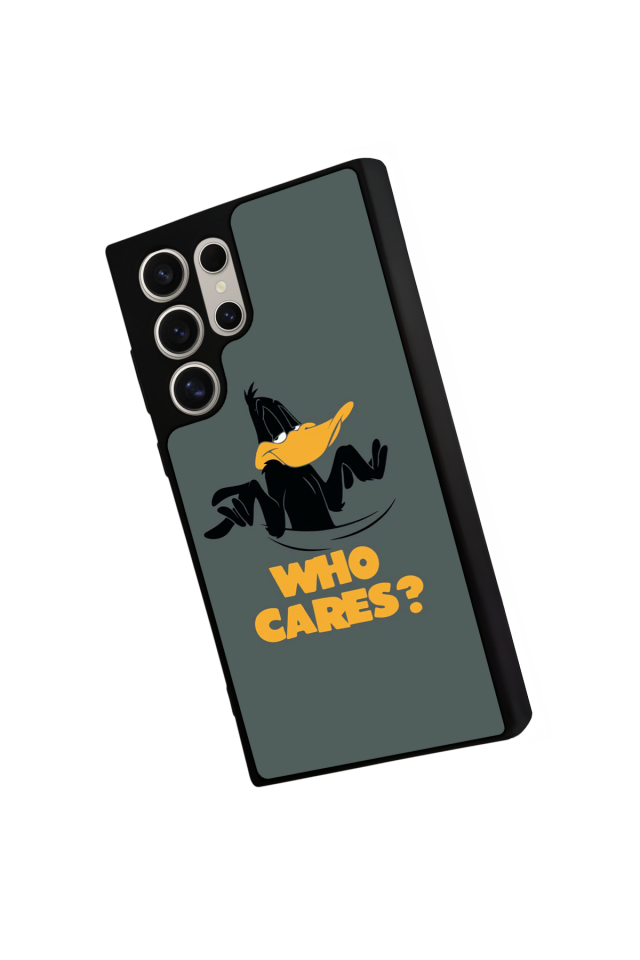 Samsung Galaxy S22 Ultra Uyumlu Daffy duck Tasarımlı Glossy Premium Kılıf