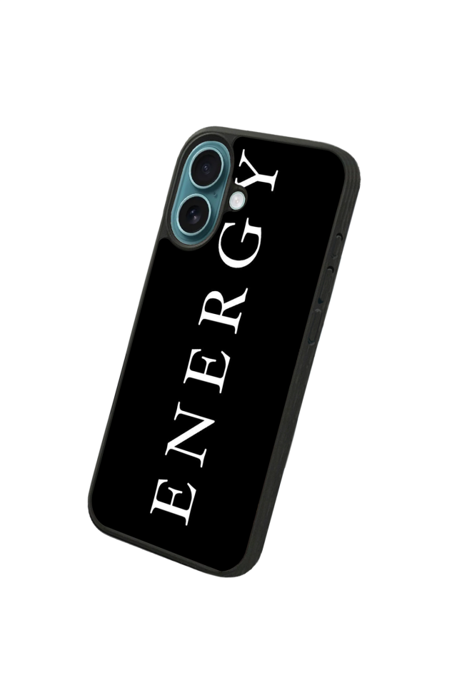 iPhone 16 Plus Uyumlu Energy Tasarımlı Glossy Premium Kılıf