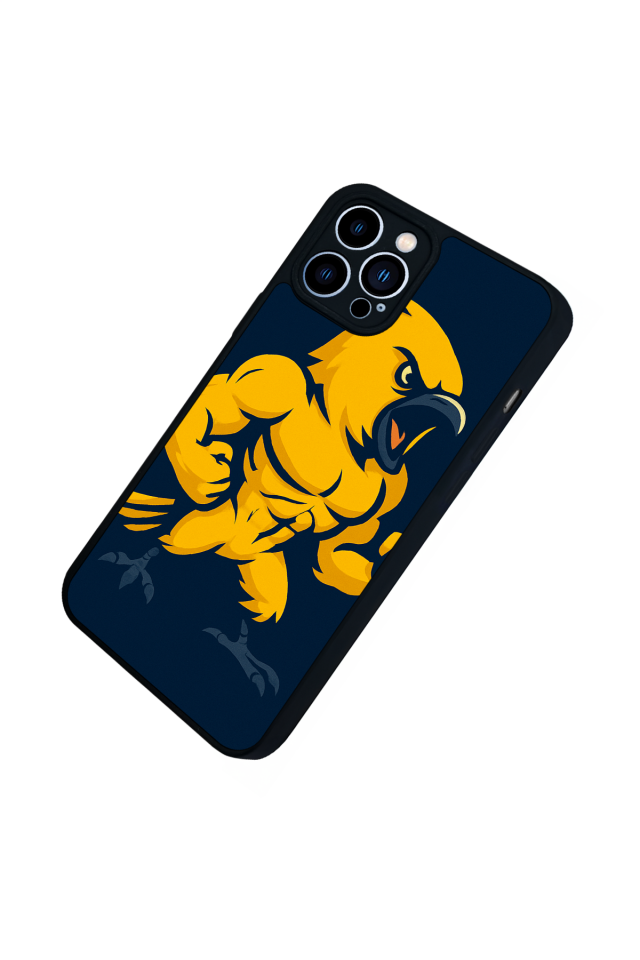 iPhone 12 Pro Max Uyumlu Fenerbahce Tasarımlı Glossy Premium Kılıf