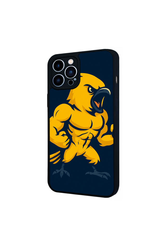 iPhone 12 Pro Max Uyumlu Fenerbahce Tasarımlı Glossy Premium Kılıf