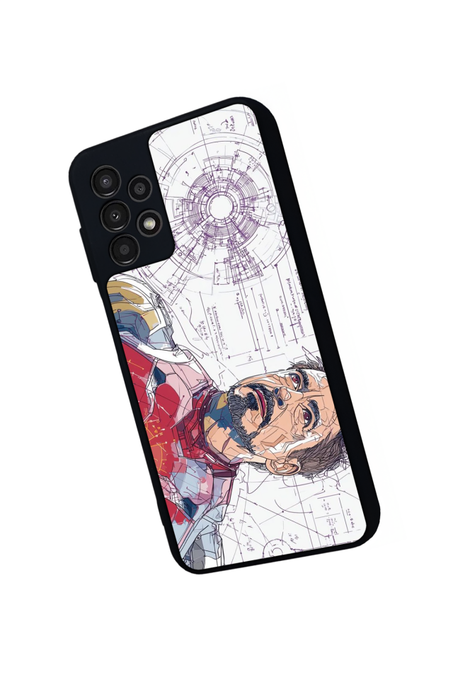 Samsung Galaxy A13 Uyumlu Iron Man ( Demir Adam ) Tasarımlı Glossy Premium Kılıf