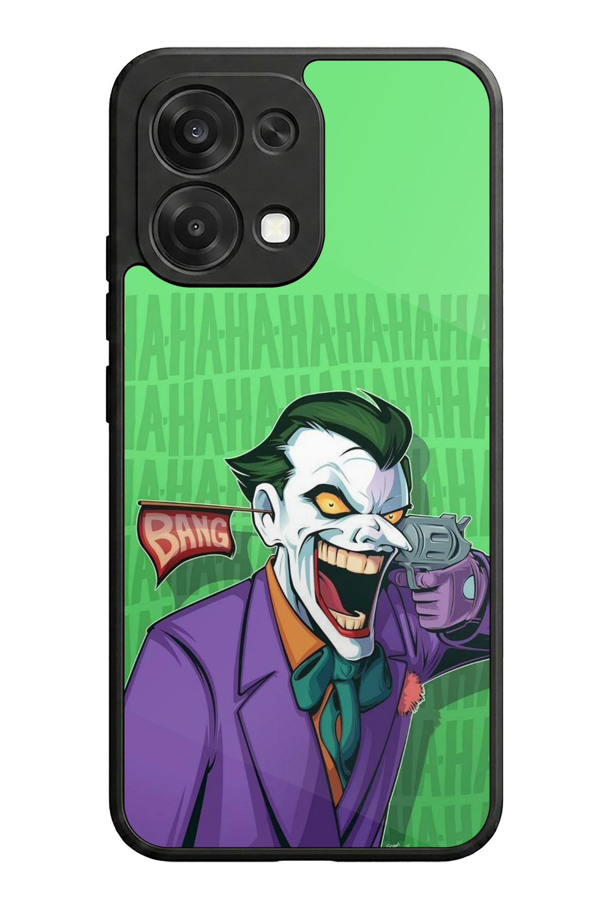 Oppo A6 Pro Uyumlu Joker Tasarımlı Glossy Premium Kılıf