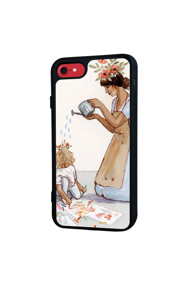 iPhone 7 Uyumlu Kalp Love Tasarımlı Glossy Premium Kılıf