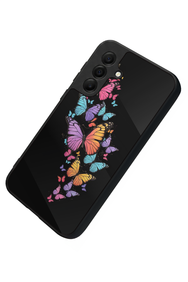 Samsung Galaxy A17 Uyumlu Kelebek Tasarımlı Glossy Premium Kılıf