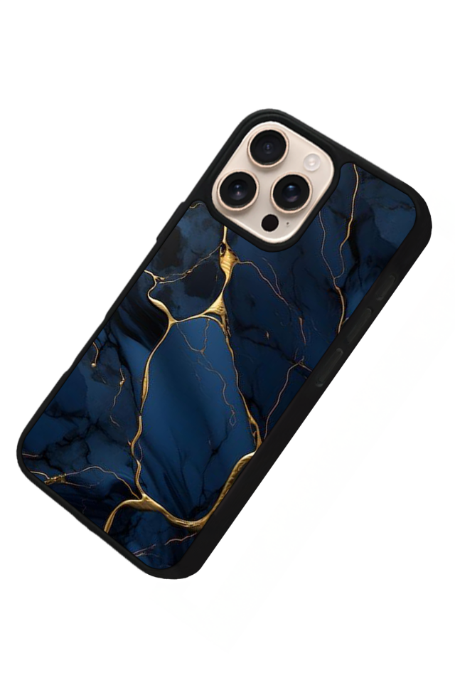 iPhone 15 Pro Max Uyumlu Mermer Marble Tasarımlı Glossy Premium Kılıf