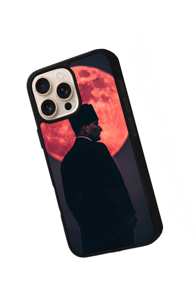 iPhone 14 Pro Uyumlu Mustafa Kemal Ataturk Tasarımlı Glossy Premium Kılıf