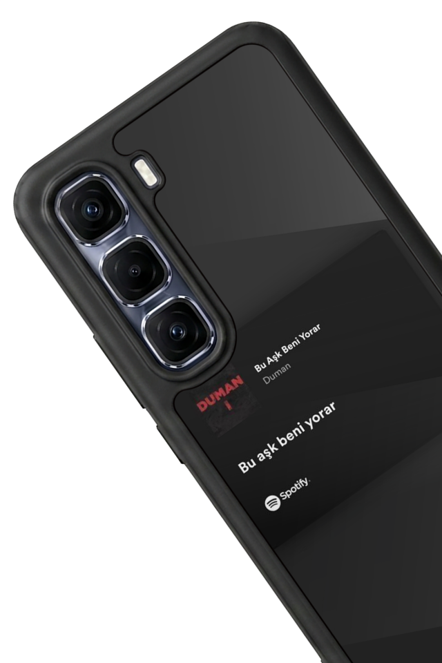 Infinix Hot 60 Pro Plus Uyumlu Sarki Sozleri Tasarımlı Glossy Premium Kılıf