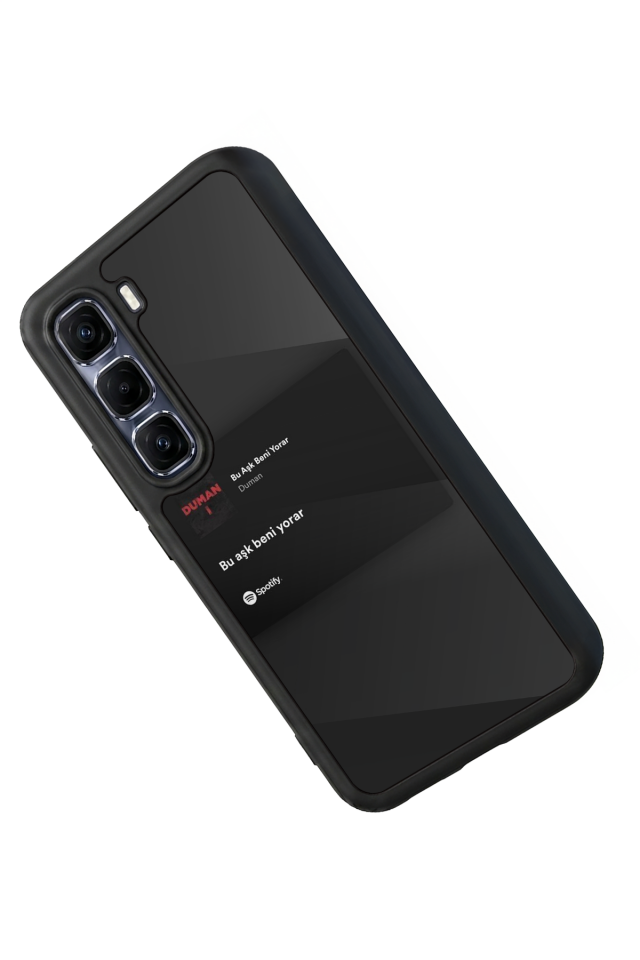 Infinix Hot 60 Pro Plus Uyumlu Sarki Sozleri Tasarımlı Glossy Premium Kılıf