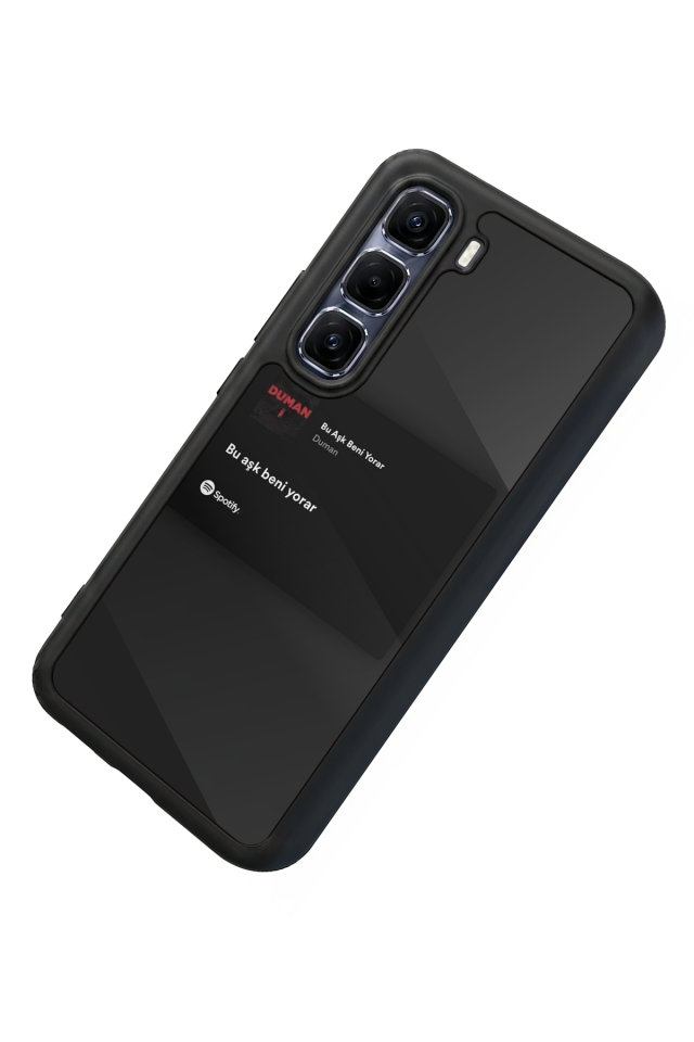 Infinix Hot 60 Pro Plus Uyumlu Sarki Sozleri Tasarımlı Glossy Premium Kılıf