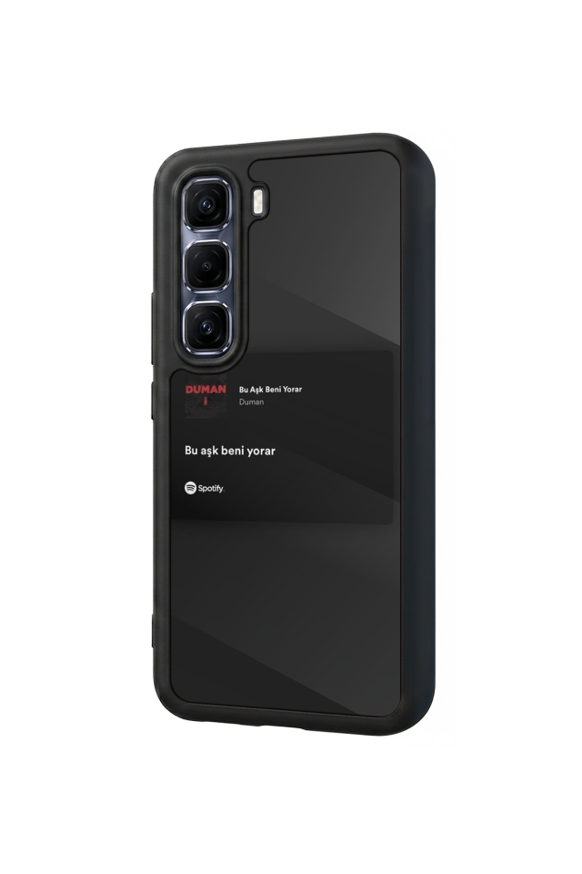Infinix Hot 60 Pro Plus Uyumlu Sarki Sozleri Tasarımlı Glossy Premium Kılıf