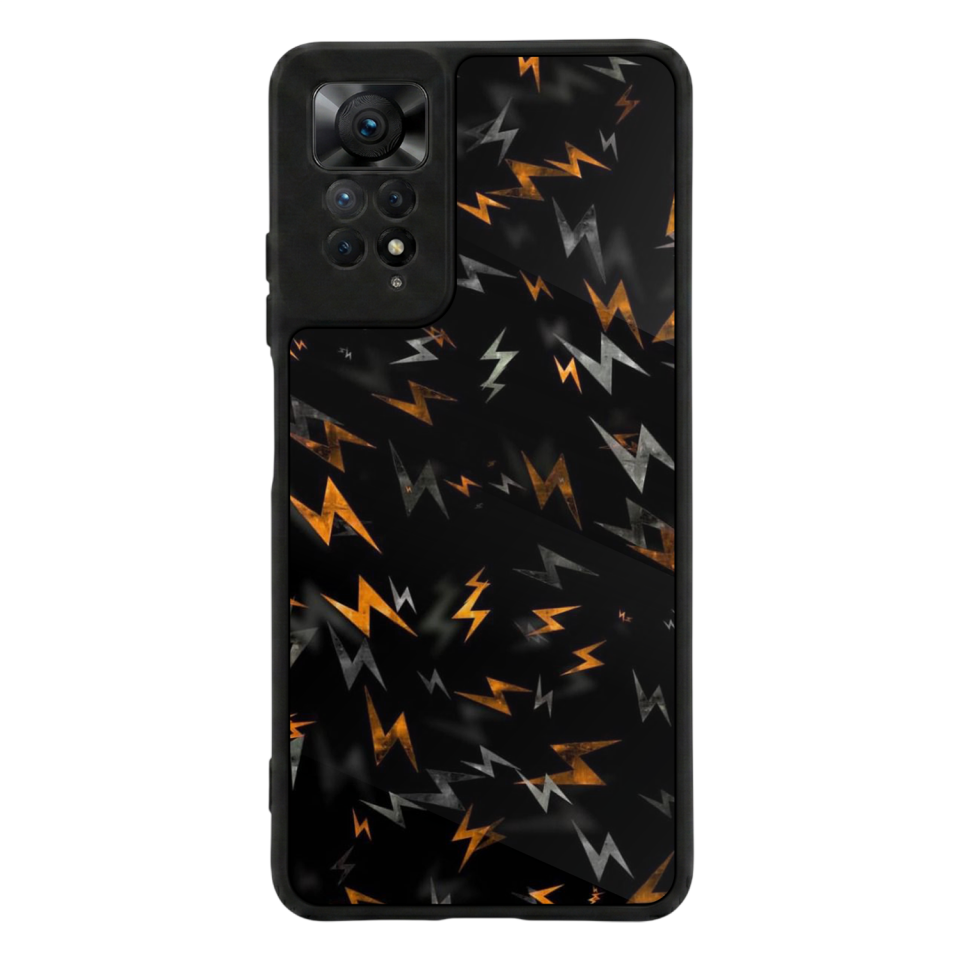 Xiaomi Redmi Note 12 Pro Uyumlu Simsek Tasarımlı Glossy Premium Kılıf