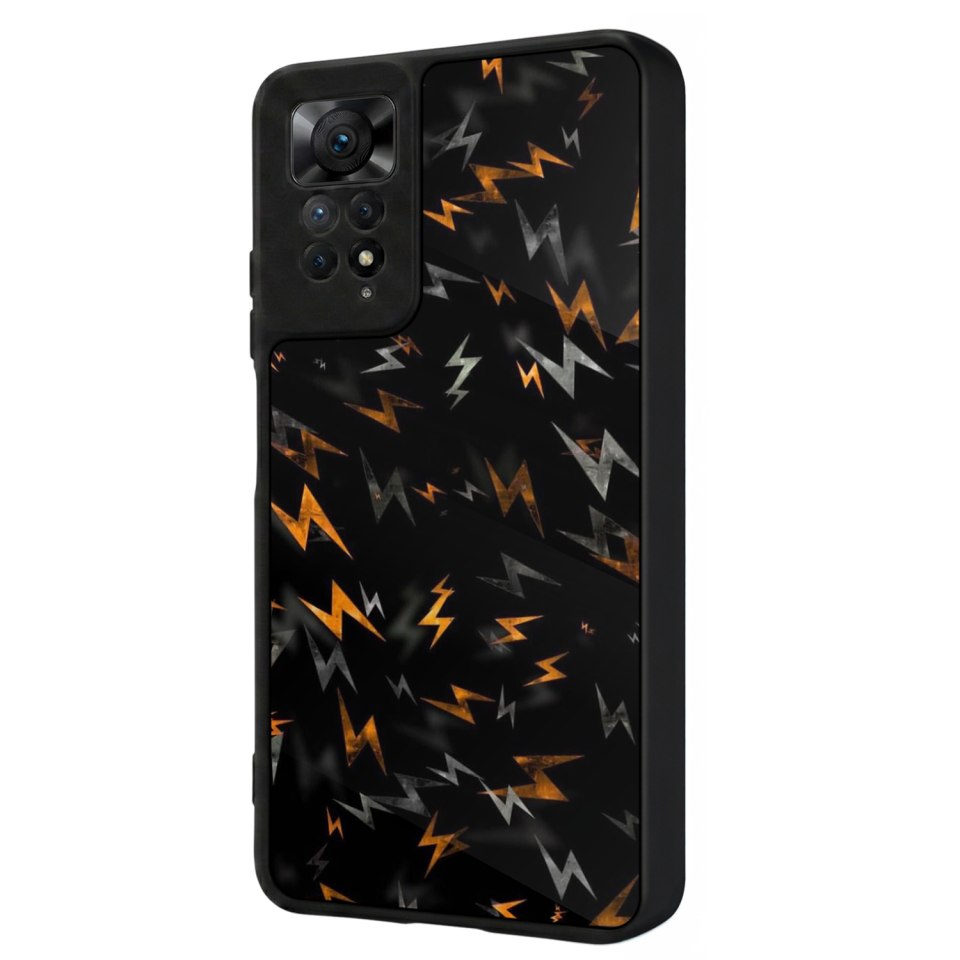 Xiaomi Redmi Note 12 Pro Uyumlu Simsek Tasarımlı Glossy Premium Kılıf