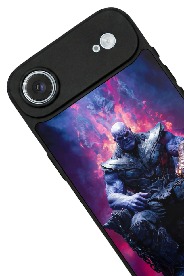 iPhone 17 Air Uyumlu Thanos Tasarımlı Glossy Premium Kılıf
