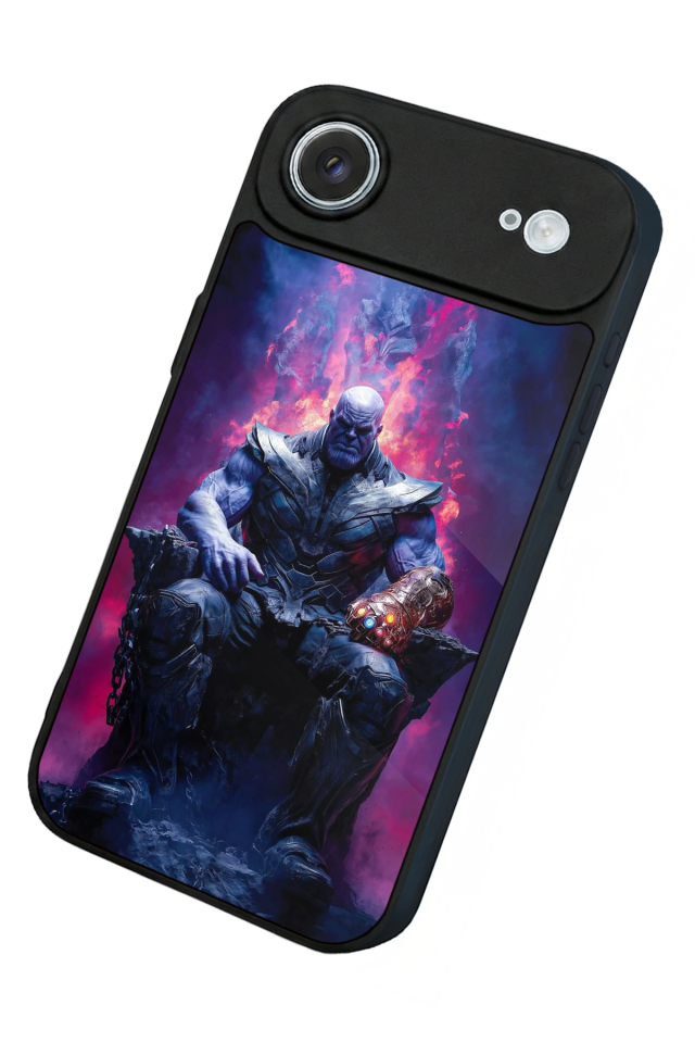 iPhone 17 Air Uyumlu Thanos Tasarımlı Glossy Premium Kılıf