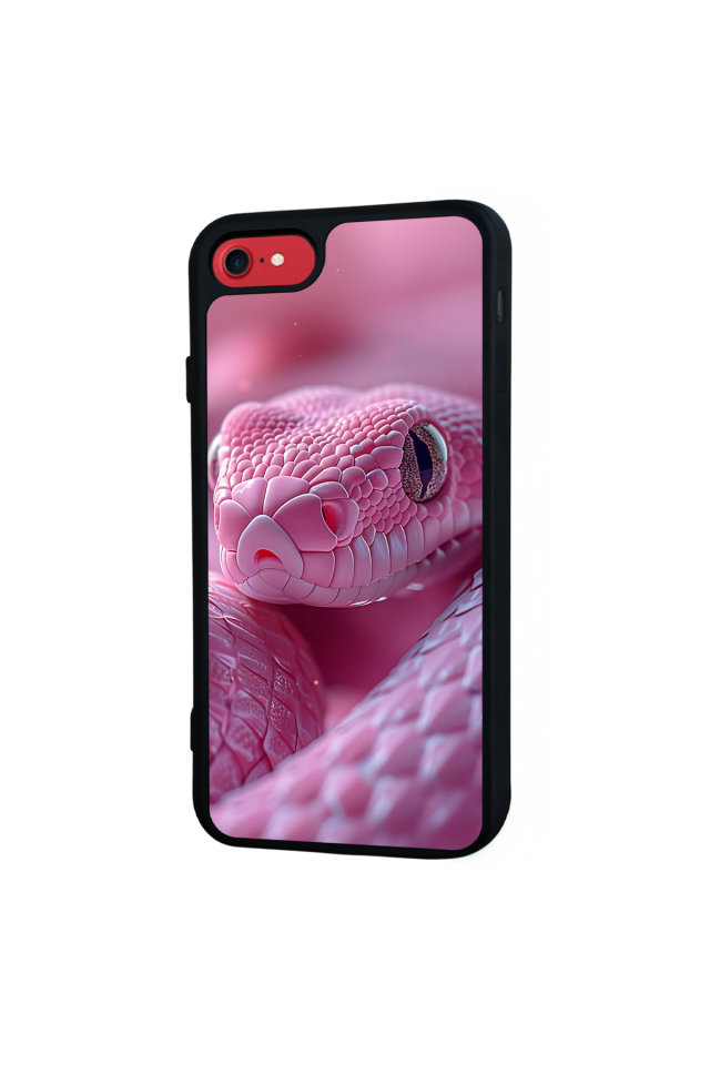 iPhone 8 Uyumlu Yılan Tasarımlı Glossy Premium Kılıf