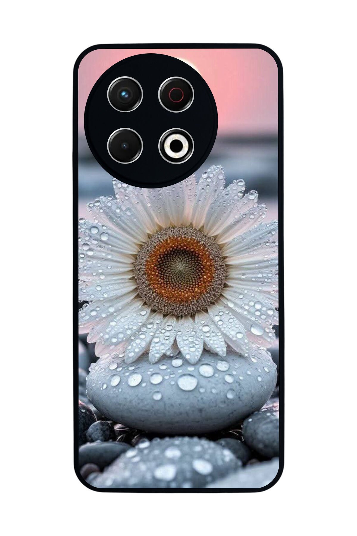 Tecno Spark 30 Pro Uyumlu Cicek Tasarımlı Glossy Premium Kılıf