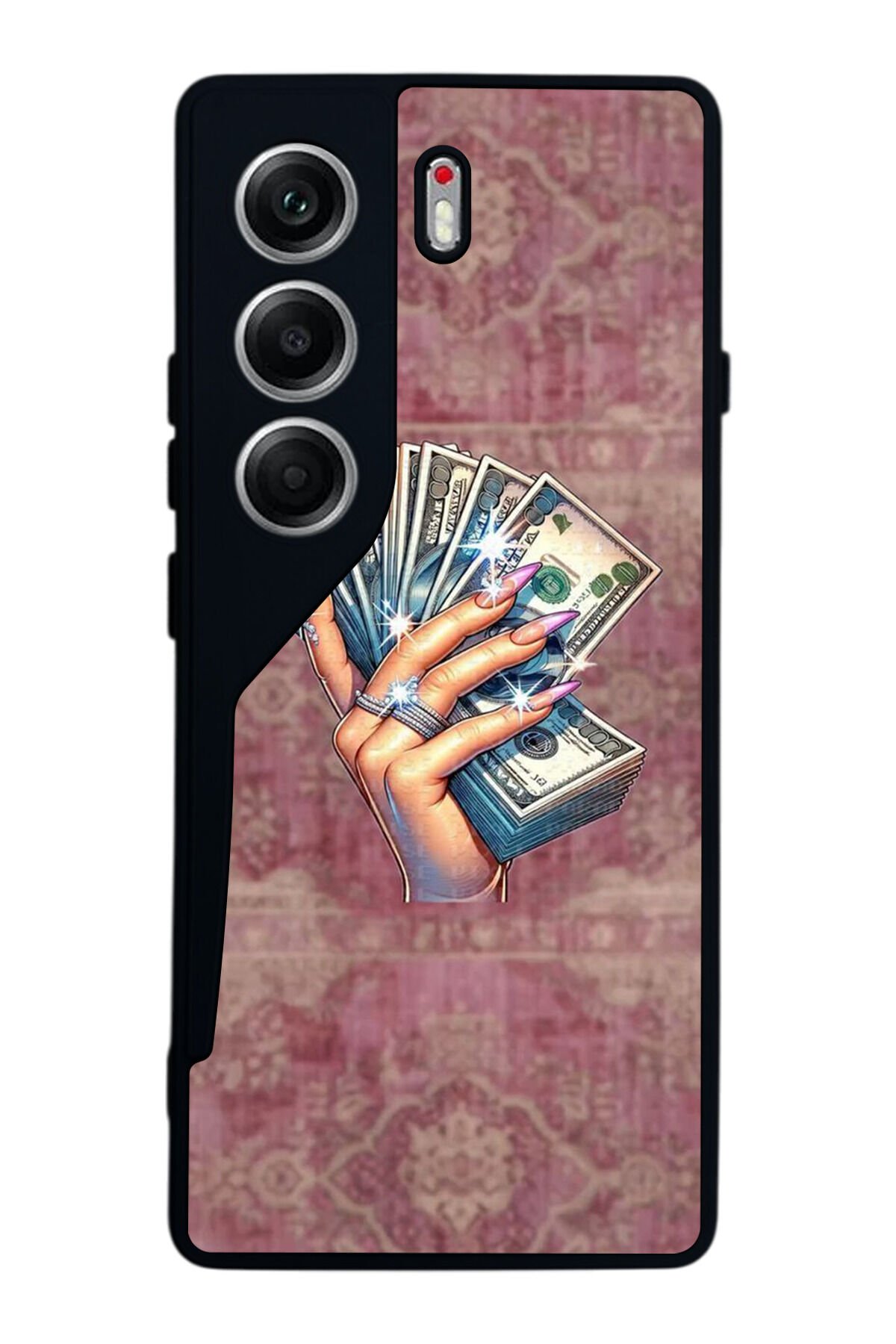 Tecno Camon 40 Uyumlu Money Para Tasarımlı Glossy Premium Kılıf