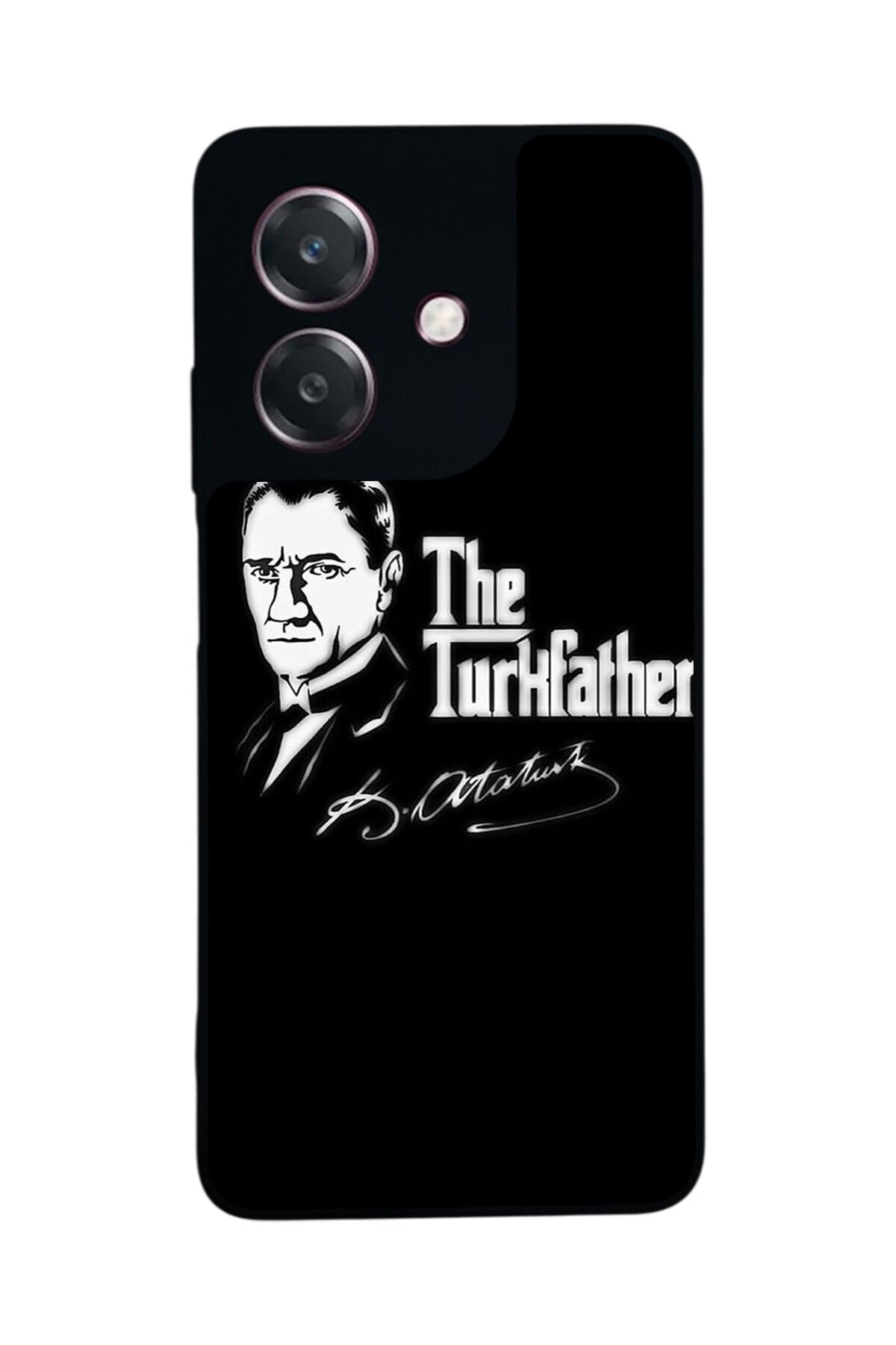 Oppo A3 5G Uyumlu Mustafa Kemal Ataturk Tasarımlı Glossy Premium Kılıf