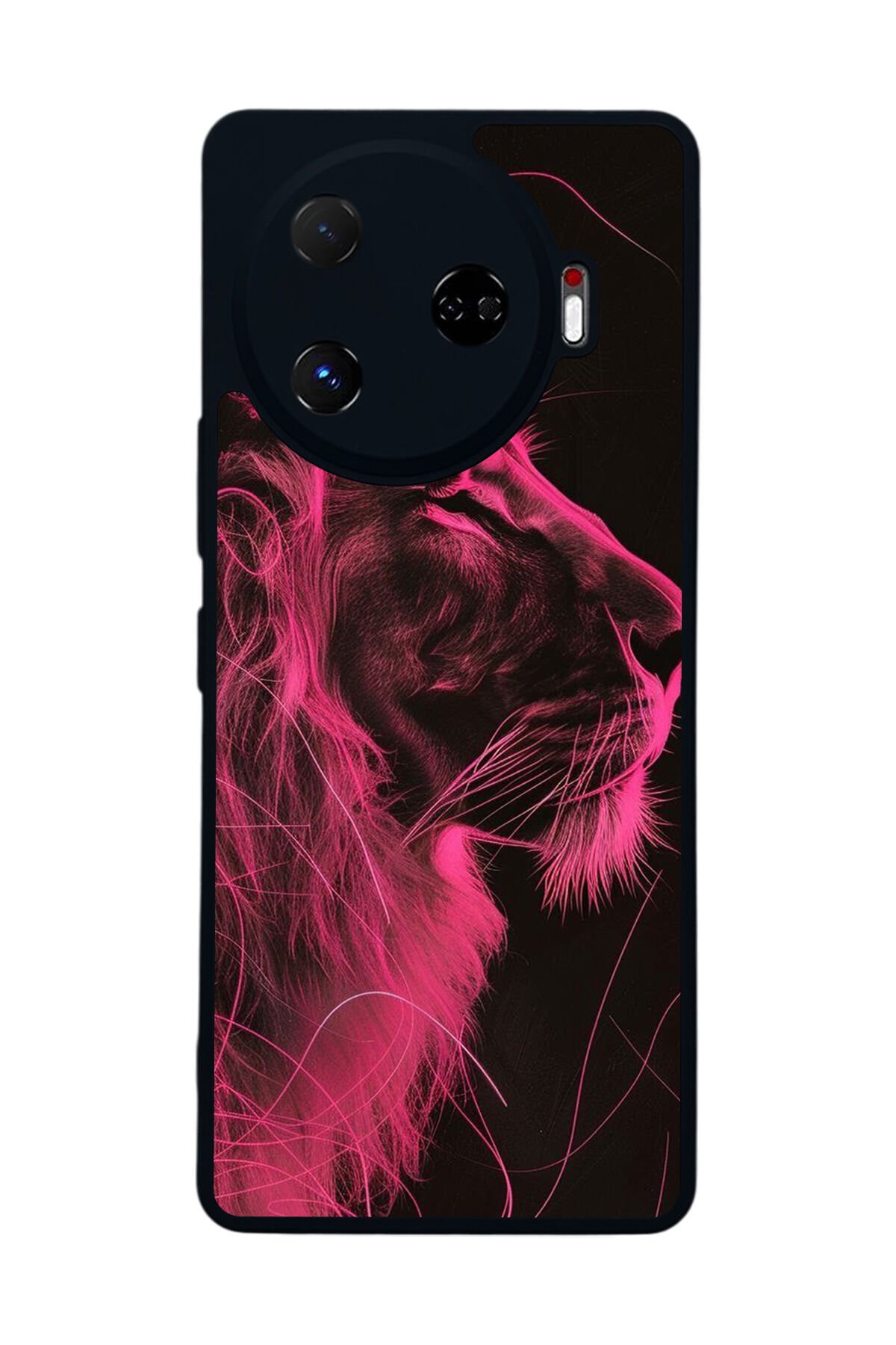 Tecno Camon 30 Pro Uyumlu Aslan Tasarımlı Glossy Premium Kılıf