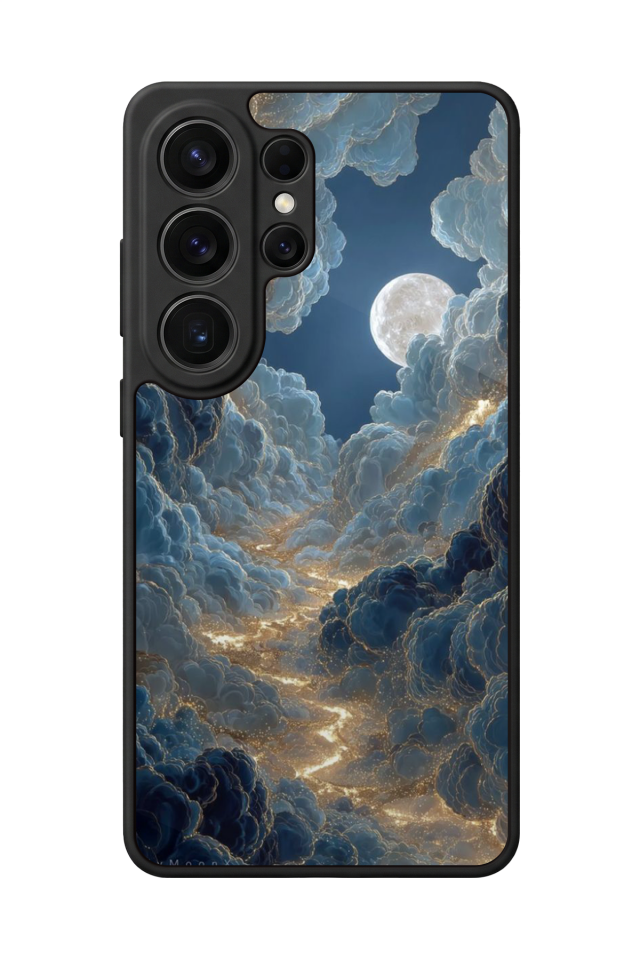 Samsung Galaxy S26 Ultra Uyumlu Ay Tasarımlı Glossy Premium Kılıf