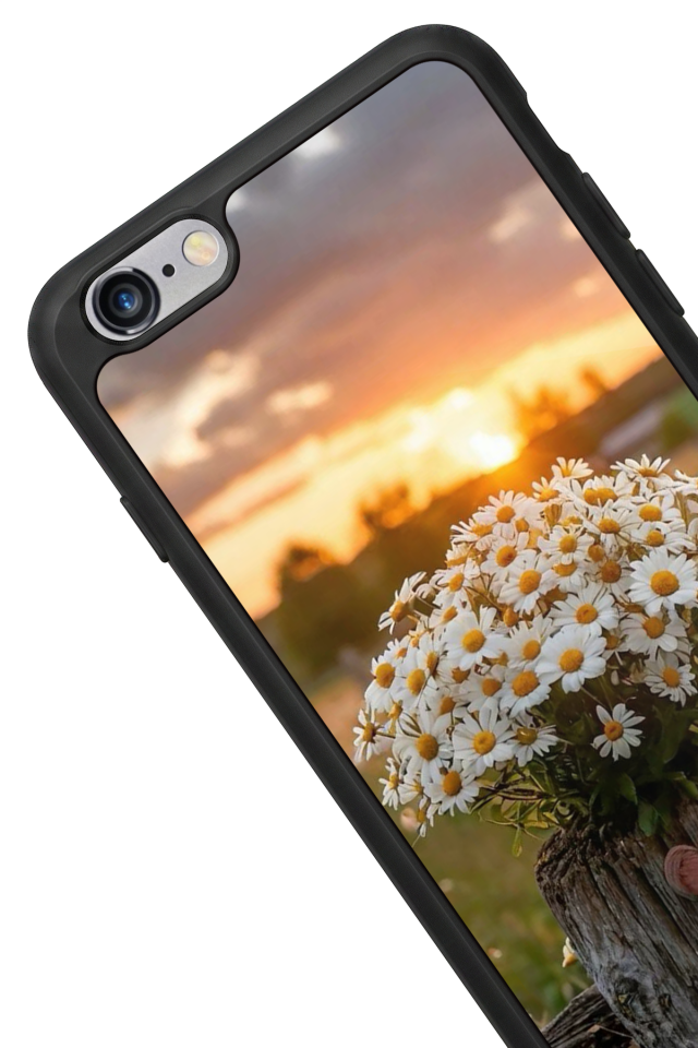 iPhone 6 Plus Uyumlu Cicek Tasarımlı Glossy Premium Kılıf