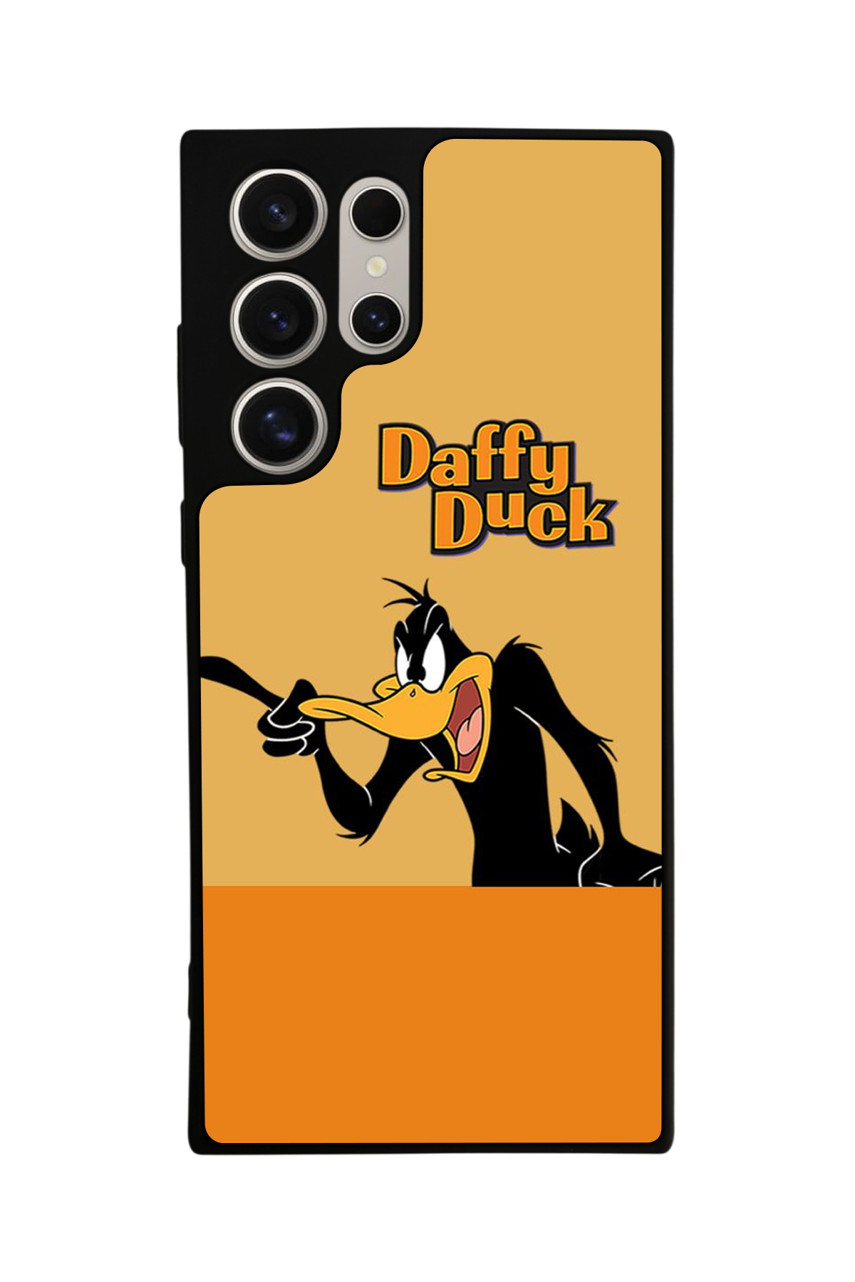 Samsung Galaxy S22 Ultra Uyumlu Daffy duck Tasarımlı Glossy Premium Kılıf