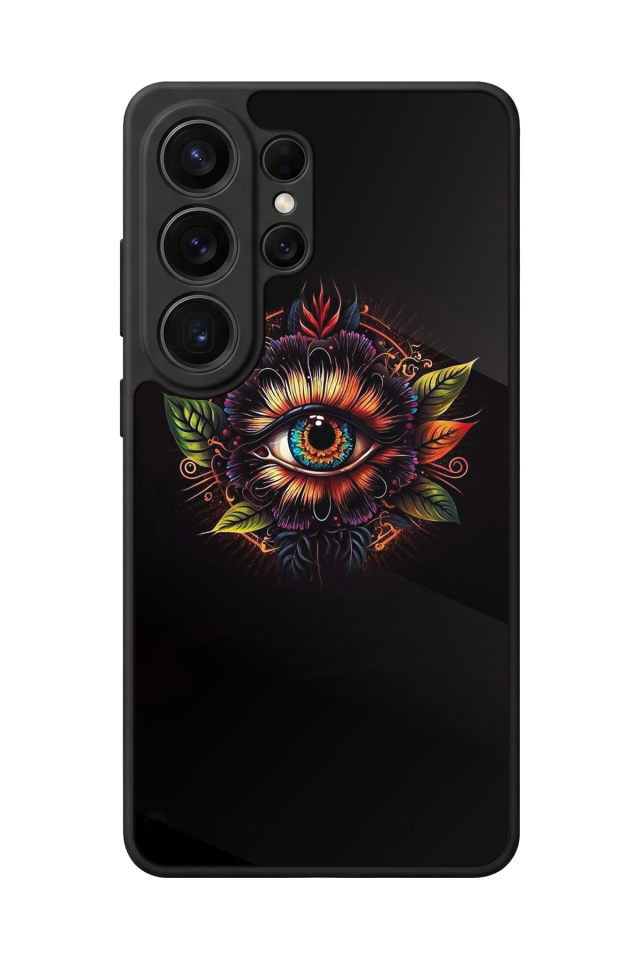 Samsung Galaxy S26 Ultra Uyumlu Göz Tasarımlı Glossy Premium Kılıf