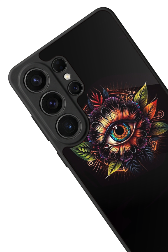 Samsung Galaxy S26 Ultra Uyumlu Göz Tasarımlı Glossy Premium Kılıf