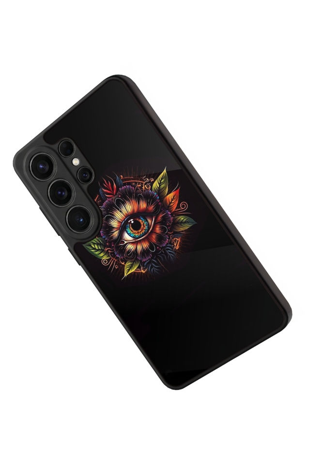 Samsung Galaxy S26 Ultra Uyumlu Göz Tasarımlı Glossy Premium Kılıf