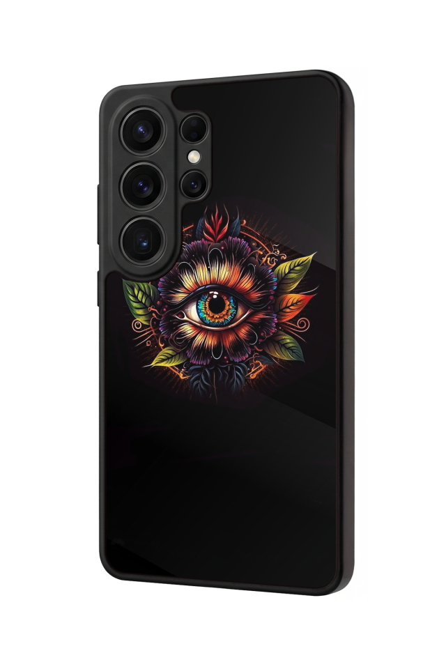 Samsung Galaxy S26 Ultra Uyumlu Göz Tasarımlı Glossy Premium Kılıf