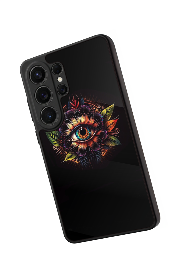 Samsung Galaxy S26 Ultra Uyumlu Göz Tasarımlı Glossy Premium Kılıf