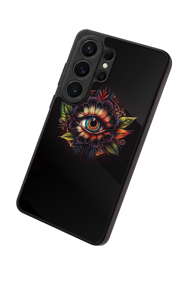 Samsung Galaxy S26 Ultra Uyumlu Göz Tasarımlı Glossy Premium Kılıf