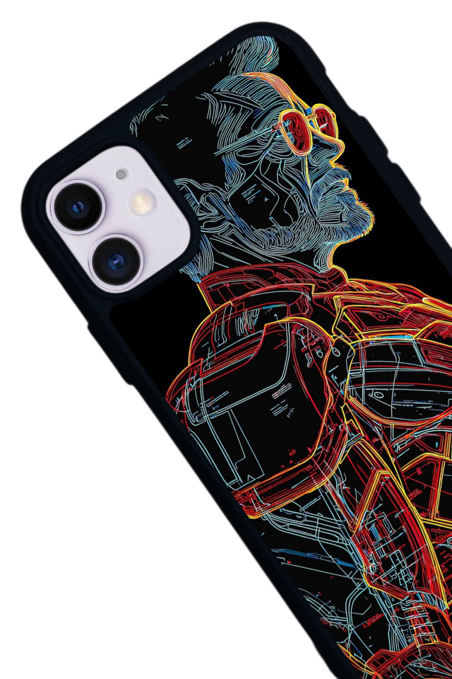iPhone 11 Uyumlu Iron Man ( Demir Adam ) Tasarımlı Glossy Premium Kılıf