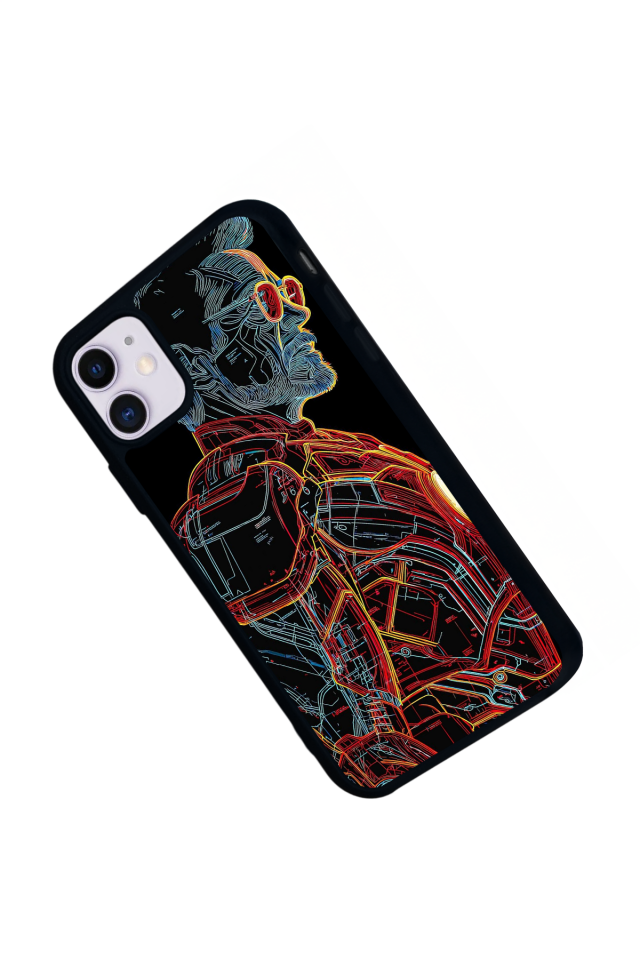 iPhone 11 Uyumlu Iron Man ( Demir Adam ) Tasarımlı Glossy Premium Kılıf