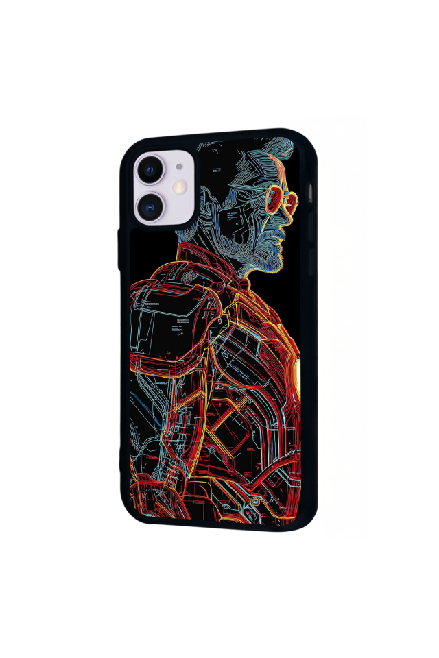 iPhone 11 Uyumlu Iron Man ( Demir Adam ) Tasarımlı Glossy Premium Kılıf