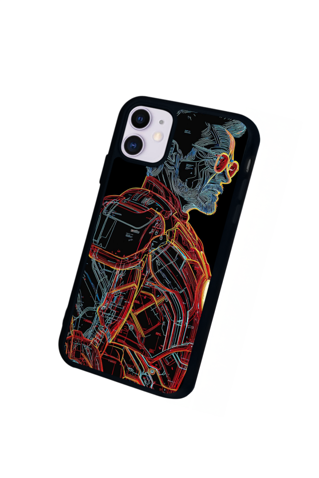 iPhone 11 Uyumlu Iron Man ( Demir Adam ) Tasarımlı Glossy Premium Kılıf