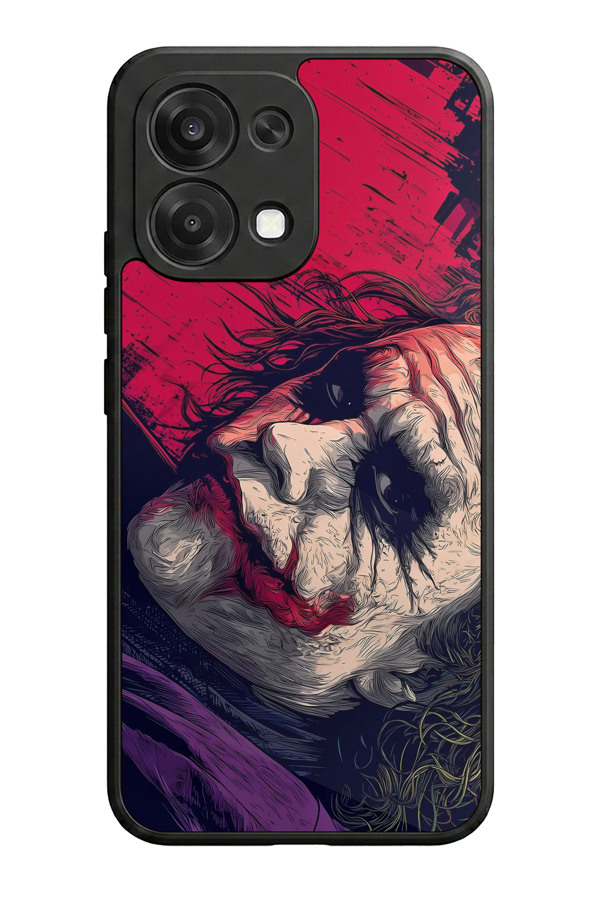 Oppo A6 Pro Uyumlu Joker Tasarımlı Glossy Premium Kılıf