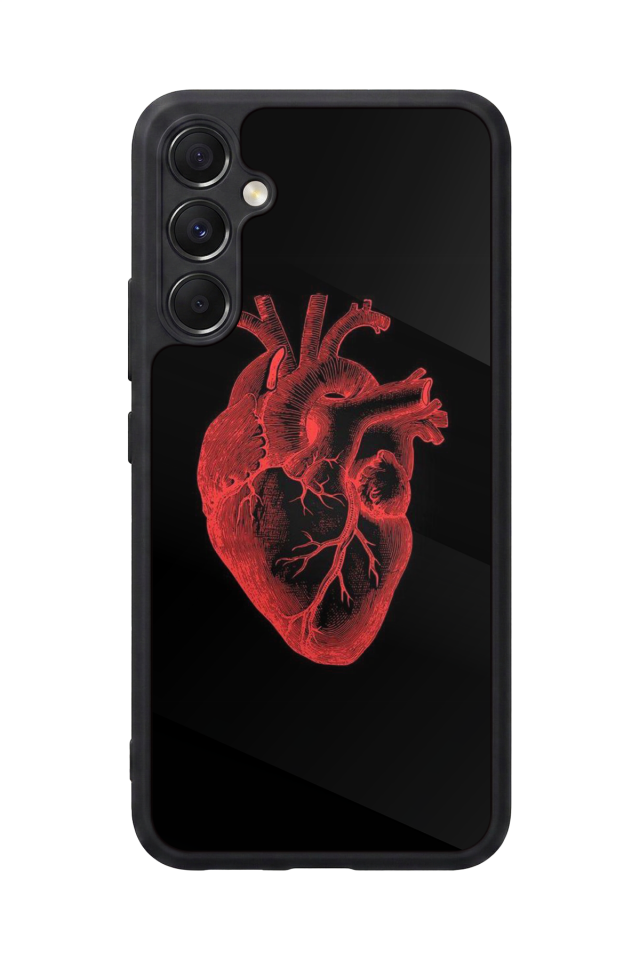 Samsung Galaxy A34 Uyumlu Kalp Love Tasarımlı Glossy Premium Kılıf
