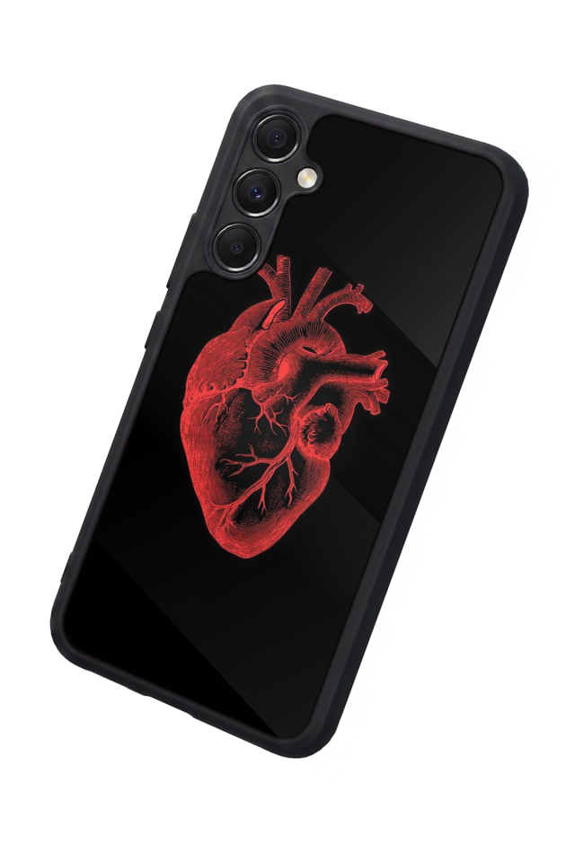 Samsung Galaxy A34 Uyumlu Kalp Love Tasarımlı Glossy Premium Kılıf
