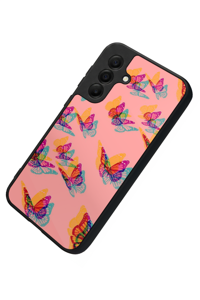 Samsung Galaxy A17 Uyumlu Kelebek Tasarımlı Glossy Premium Kılıf