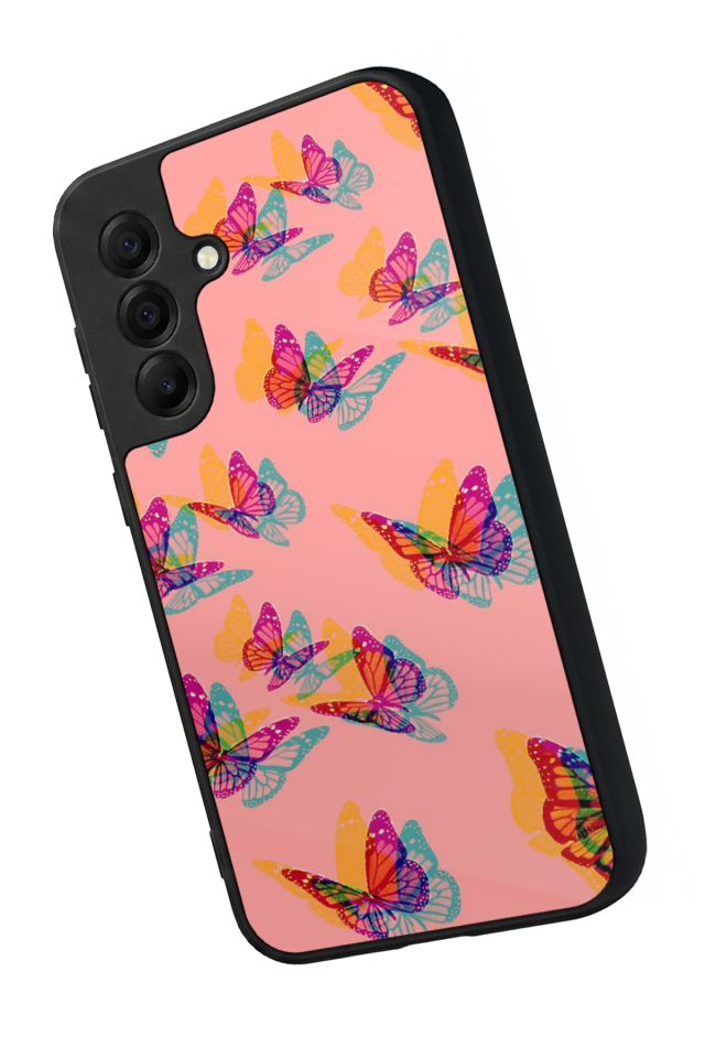 Samsung Galaxy A17 Uyumlu Kelebek Tasarımlı Glossy Premium Kılıf