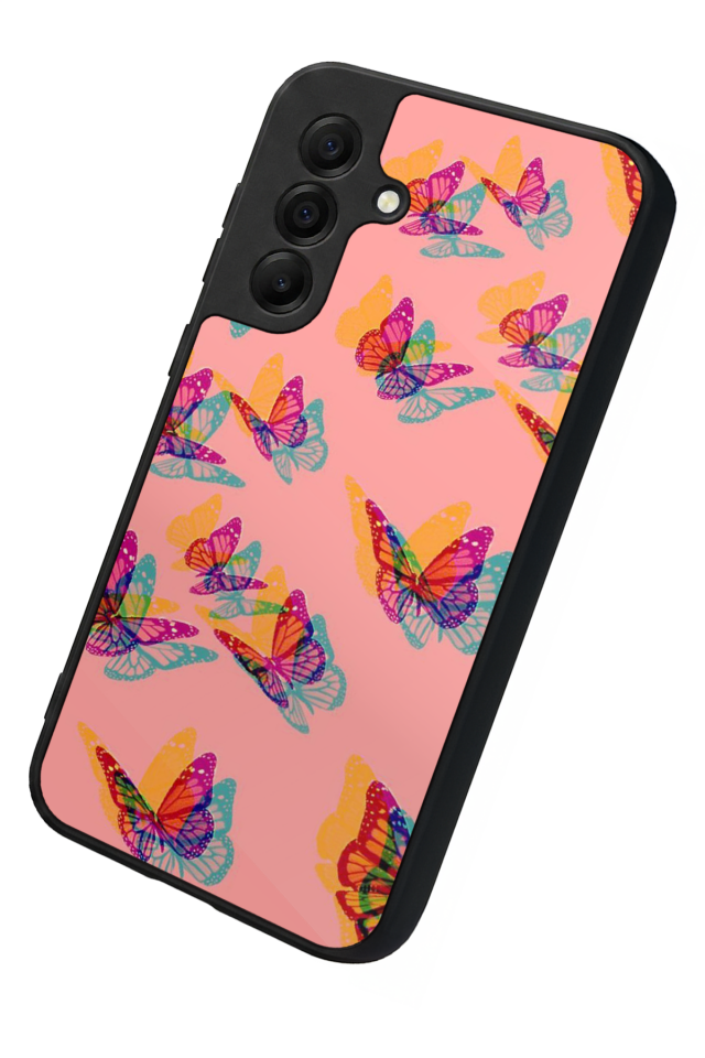 Samsung Galaxy A17 Uyumlu Kelebek Tasarımlı Glossy Premium Kılıf