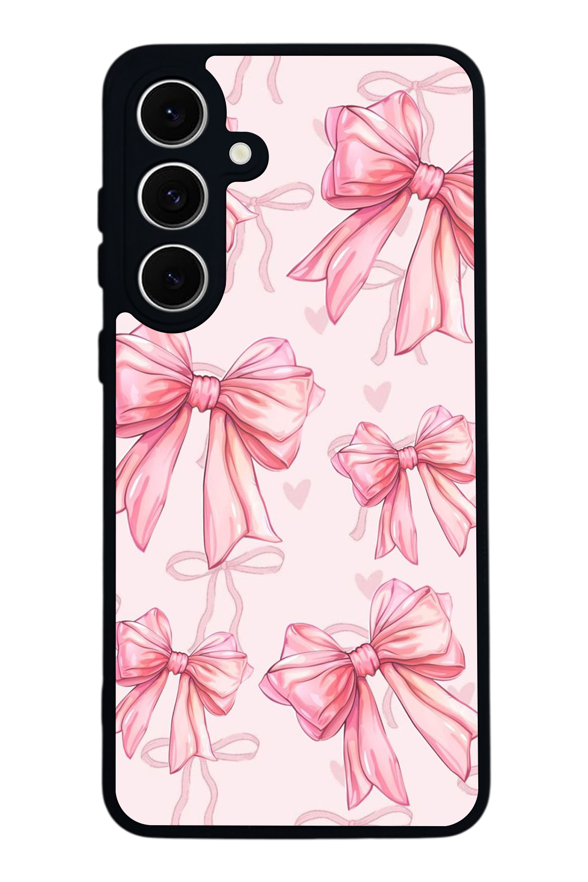 Samsung Galaxy S24 FE Uyumlu Kurdele Tasarımlı Glossy Premium Kılıf