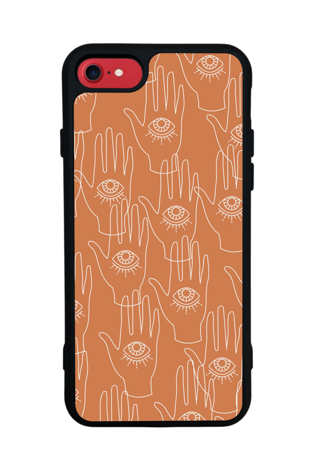 iPhone SE Uyumlu Line Art Tasarımlı Glossy Premium Kılıf