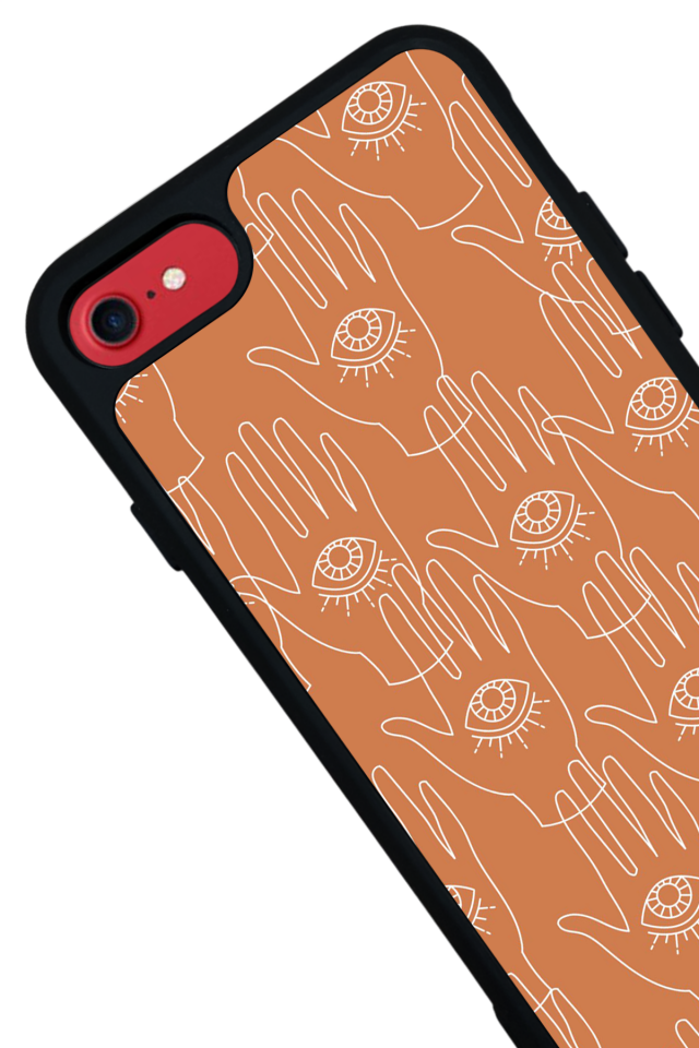 iPhone SE Uyumlu Line Art Tasarımlı Glossy Premium Kılıf